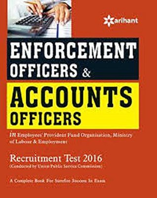 Full Download Enforcement Officers & Accounts Officers (Recruitment Test 2016) - Arihant Experts | ePub