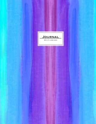 Read Journal (Diary, Notebook): Watercolor Stripes Cover, XL 8.5 X 11 Lined -  | PDF