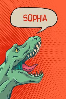 Full Download Sophia: Personalized Dino Handwriting Practice Paper for Kids Notebook with Dotted Lined Sheets for K-3 Students 120 Pages 6x9 -  file in PDF