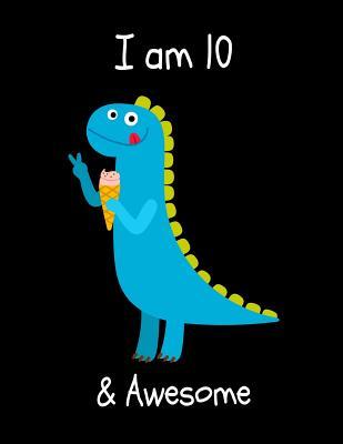 Download I Am 10: Cute Jurassic Dinosaur T-Rex Sticker Book/Sketchbook Birthday Gift for Boys Blank Pages for Drawing, Doodling, Sketching & Writing, Large Notebook -  | PDF