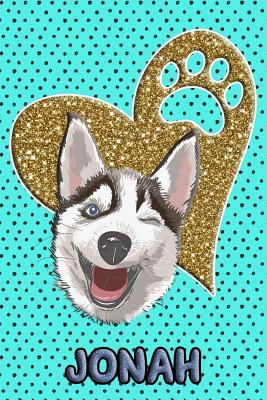 Read Online Husky Life Jonah: College Ruled Composition Book Diary Lined Journal Blue - Frosty Love | ePub