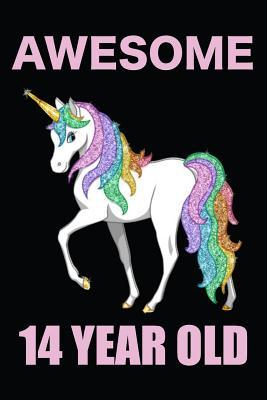 Full Download Awesome 14 Year Old Rainbow Unicorn: Blank Lined Journal, Notebook, Diary, Planner Happy 14th Birthday 14 Year Old Gift For Girls - Purr Corp Publishing | ePub