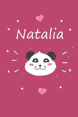 Read Online Natalia: A cute personalized panda notebook/ diary for girls and women, with 100 lined pages in 6x9 inch format. Personal Diary Personalized Journal Customized Journal -  | ePub