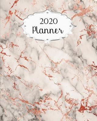 Download 2020 Planner: Marble Daily, Weekly & Monthly Calendars January through December #9 Rose Gold Gray - Jml Studios file in PDF