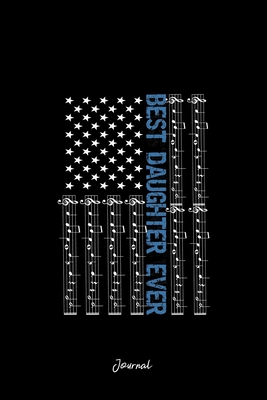 Download Journal: Dot Grid Journal - American Flag Music-Note Daughter Cool Christmas Gift - Black Dotted Diary, Planner, Gratitude, Writing, Travel, Goal, Bullet Notebook -  | PDF